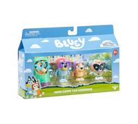 Rocco Giocattoli | Bluey Action Figure Let's Play Chef - 4 Personajes Grannies