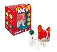Rocco Giocattoli Kibo Strawberry Bulldog Francés Interactivo, para niños a Partir de 5 años, Dos Modos de Juego