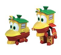Rocco Juguetes 21737234 - Robot Trains personajes (Duck or Sally), TNF, 10 cm, modelos/colores aleatorios