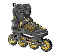 Roces Argon Inline Skate para Hombres, Hombres, Negro/Ámbar, 38