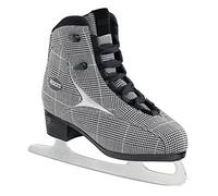 Roces Brits Ice Skate, Mujer, Ajedrez Negro/Blanco/Plateado, 35