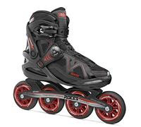 Roces Gymnasium Inline Skate para Hombres, Hombres, Negro/Rojo, 39