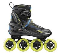 Roces Helium II TIF Patines, Unisex-Adult, Black-Lime, 41