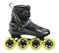 Roces Helium TIF Patines en línea para Hombre, Black/Lime, 40