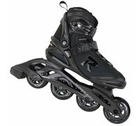 Roces Icon - Patines en línea para Hombre, Color Negro y Gris Oscuro, 38