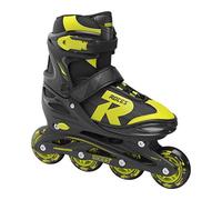 Roces Jokey 2.0 Boy patín Extensible para niños, Negro/Lima, 34/37