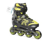 Roces Jokey 3.0 Boy - Patines en línea para niño (Talla 30/33), Color Negro y Verde