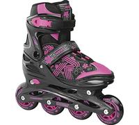 Roces Jokey 3.0 Girl - Patines en línea para niña (Talla 30/33), Color Negro y Rosa