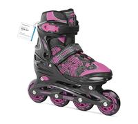 Roces Jokey 3.0 Girl - Patines en línea para niña (Talla 38/41), Color Negro y Rosa