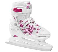 Roces Jokey Ice 3.0 Girl Patines de Hielo, Niñas, Blanco/Rosa, 26-29