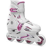 Roces Orlando III Patines en línea, Mujer, Juventud Unisex, White-Pink, 30