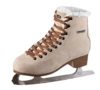 Roces Suede Eco-Fur - Patines de Hielo para Mujer (Talla 40), Color marrón