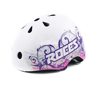 Roces - Tattoo AGGR. Casco, Agresivo Senior, Blanco/Morado, M