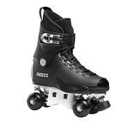Roces Unisex Jugend Pro 4 Patines, 550073, Negro y Plateado, 36