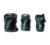 Roces Ventilated Skate Pads 3-pack - Negro MKP