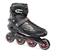 Roces Zyx Inline Skate Unisex, Unisex - Adulto, Negro/Rojo carmesí, 51