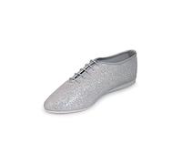 Roch Valley AJSH - Zapatos de jazz, diseño con brillantes plata plata Talla:6L UK / 39.5 EU