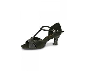 Roch Valley Baile para Mujer, Priscilla-Zapatillas de salón, Negro, 5 UK