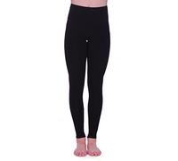 Roch Valley Medias sin pies de algodón para mujer, color negro, L