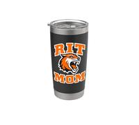 Rochester Institute of Technology Mom Tiger Parent Vaso térmico de acero inoxidable de doble pared