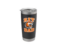 Rochester Institute of Technology RIT Dad Tiger Parent Vaso térmico de acero inoxidable de doble pared