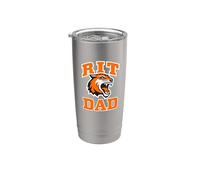 Rochester Institute of Technology RIT Dad Tiger Parent Vaso térmico de acero inoxidable de doble pared