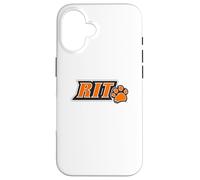 Rochester Institute of Technology RIT Tigers Paw Logo Carcasa para iPhone 16