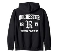 Rochester Nueva York 1817 Patrimonio gótico del norte del estado Sudadera con Capucha