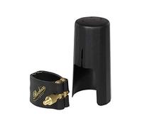 Rochix - Ligadura de cuero con hoja de cobre y tapa de plástico para clarinete Bb