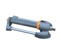 Rociador automático de jardín con 20 boquillas, distancia de riego ajustable y ángulo para el cuidado del césped, diseño de filtro, gris