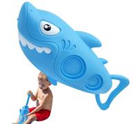 Rociador De Agua: Lanzador De Y Tiburón De 30 Cm, Bomba Manual, Rociador De Piscina De Alta Presión, Pistola con Diseño De Acción De Tracción De Fácil Agarre | Juego De