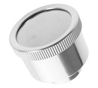 Rociador de Agua para Jardín, Boquilla Exterior de Aluminio Plata | Boquillas de Niebla, Cabezal de Malla Desmontable, Distribución Uniforme, para Parterres y Huertos