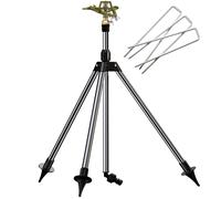 Rociador de césped con soporte telescópico, 120cm