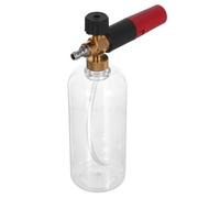 Rociador de Espuma y Boca Ancha para Autos con Boquilla Ajustable | Hidrolavadora, Uso Doméstico y Profesional, Limpieza Exterior, Plástico y Cobre, Vehículo y Coche