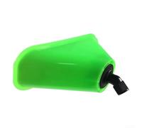 Rociador de jardín, boquilla de ventilador de viento, cubierta protectora para rociador de presión, deflector de viento de riego al aire libre, accesorio de pulverización de plástico verde