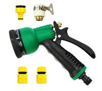 Rociador De Manguera: Ajustable, Compacto, Resistente A La Oxidación, Boquilla De Agua De Mano De Alta Presión, Césped De Jardín Incorpora Principios De Diseño De Riego De Lavado De Automóviles, La