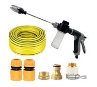 Rociador De Manguera Con Varilla De Riego: Herramienta De Boquilla De Flujo Ajustable, Accesorio De Manguera De Repuesto De Fácil Instalación, Varilla Rociadora De Limpieza Multiusos | Entrada De Acer