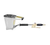Rociador de mortero de cemento, aluminio, 4 chorros, rociador de pared, rociador de estuco, pistola rociadora de estuco, neumático para hormigón, estuco, mortero de cemento, pintura, herramienta