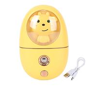 Rociador de Niebla Facial USB, Humidificador de Cara de Animal Lindo 35 Ml Vaporizador Práctico USB Recargable 500 Mah para Viajar (YELLOW)