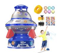 Rociador de para | Regadera para con Juegos al aire libre | Platillo Volante Rotativo 360° para Playa, Camping, Parques Comunitarios y Áreas de Juegos