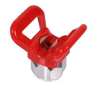 Rociador de Pintura sin Aire Pulverizador de Pistola Punta de Boquilla Protector de Asiento Reemplazo de Asiento Herramienta Universal Rojo Nueva Base Herramienta Plana Fácil de Usar