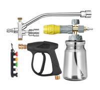Rociador de pistola de espuma de nieve -Sprayer de agua de espuma de jardín de la cabeza | Coche sprayeer | Car Wash Cannon | Pistola de de jabón de liberación rápida para p