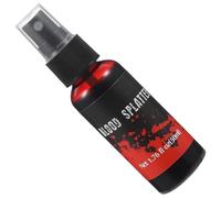 Rociador de Sangre Falsa Halloween Rojo, Efecto Realista, Seguro | Spray de Sangre Falsa para Maquillaje Aterrador, Plástico Agua y Pigmento, sin Olor