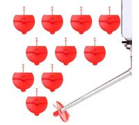 Rociador de ventilador plano - Boquilla de calafateo gigante 4.8x3.7cm, extensión de boquilla de pulverización | Sprayer Attachments Set Of 10 Pieces For AC Hole, Ceiling, marco de puerta, invernadero