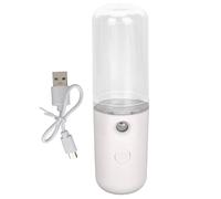 Rociador Facial Nano Mist, Práctico Mini Vaporizador Facial, Carga USB Portátil, Hidratante para el Cuidado de la Piel, Maquillaje, Limpieza de Poros, Verano Fresco (WHITE)