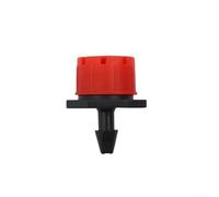 Rociadores de goteo ajustables para redes de riego por goteo en invernaderos, granjas y jardines ornamentales, 100 unidades (rojo)