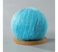 ROCILA 3 Piezas de Hilo de Lana de Seda Mohair, Lana, Mohair, acrílico, Nailon, Hilo de Ganchillo Suave, Tejido a Mano, Bufanda, Chal, 330 m/361 yd