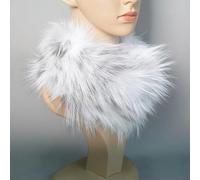 ROCILA Bufanda de Piel de Zorro Diadema de Piel Anillo de Invierno para Mujer Bufandas de Piel de Zorro Calentador de Cuello de Lujo Buen elástico