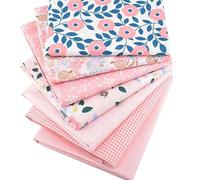 ROCILB Tela de algodón Estampada con Tejido de Sarga, Tela para Patchwork, Material para Costura y Acolchado DIY, Textil de la Serie Floral, 20x50 cm o 40x50 cm