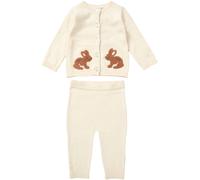 Rock a Bye Baby Boutique Conjunto 'Hase' marrón / blanco lana 74-80 marrón / blanco lana